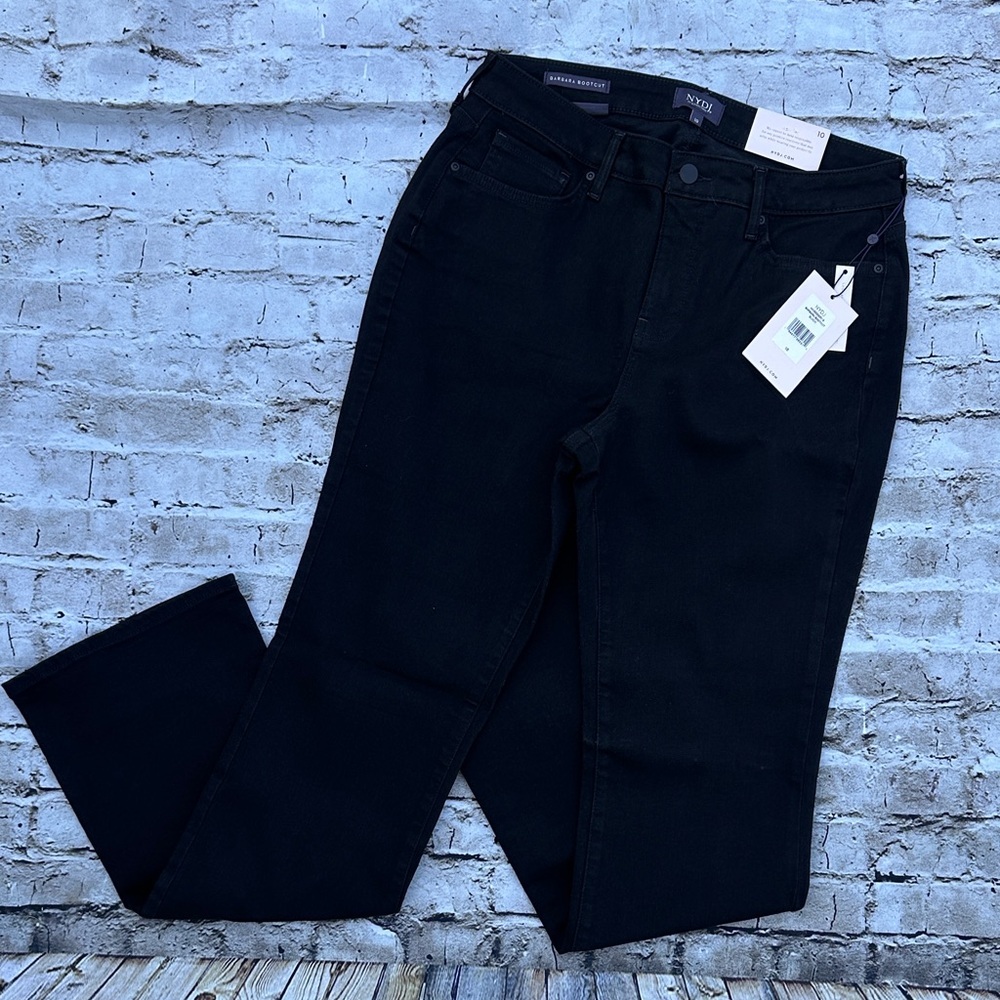 NYDJ Barbara Bootcut Black Women's Jeans